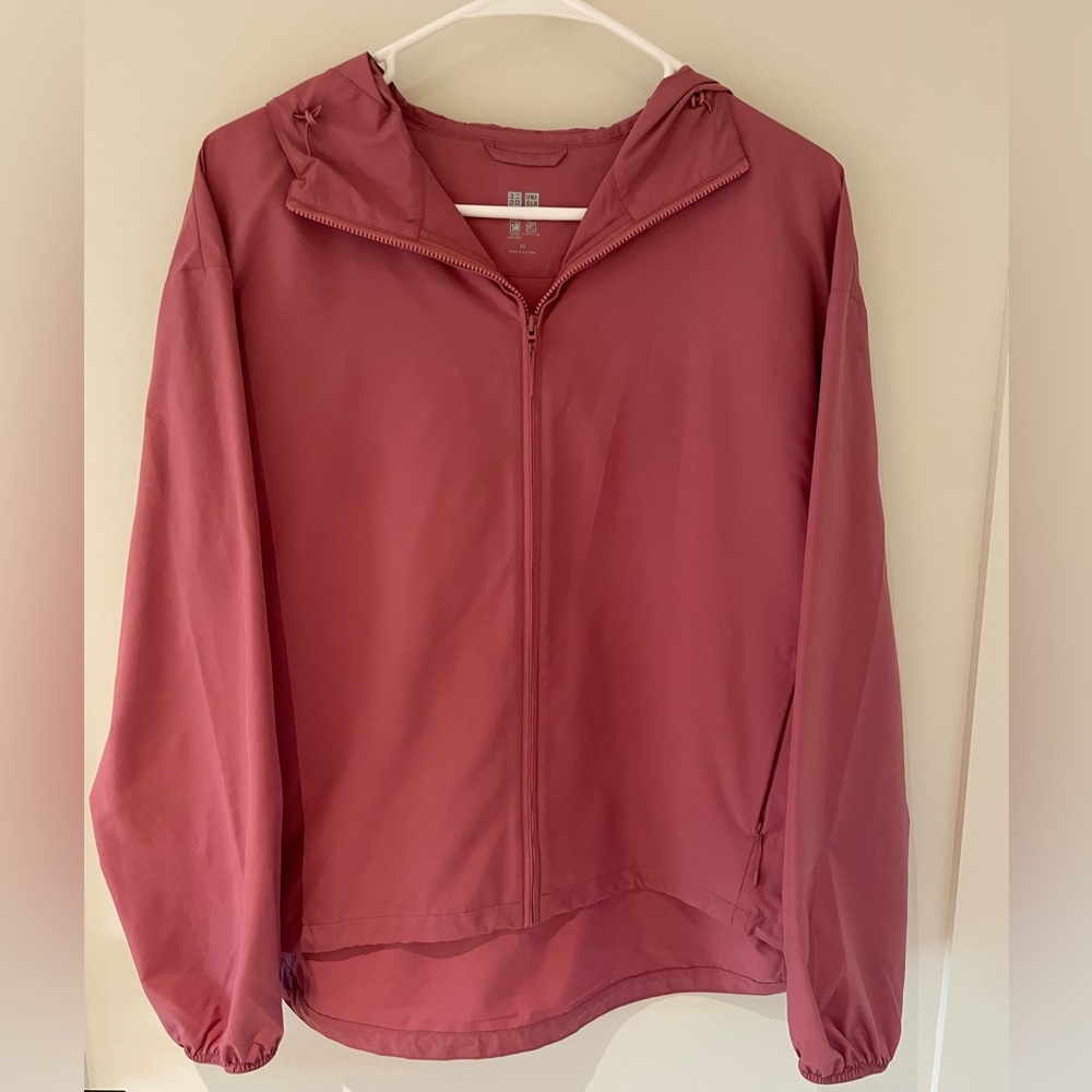 UNIQLO Pocketable UV Protection Parka - Dark Pink - XS